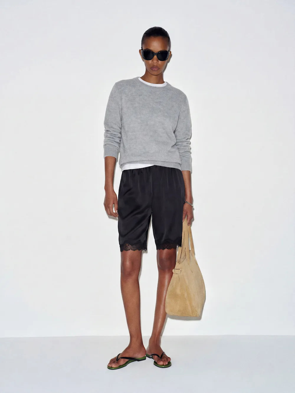 Clara Silk Bermuda Short