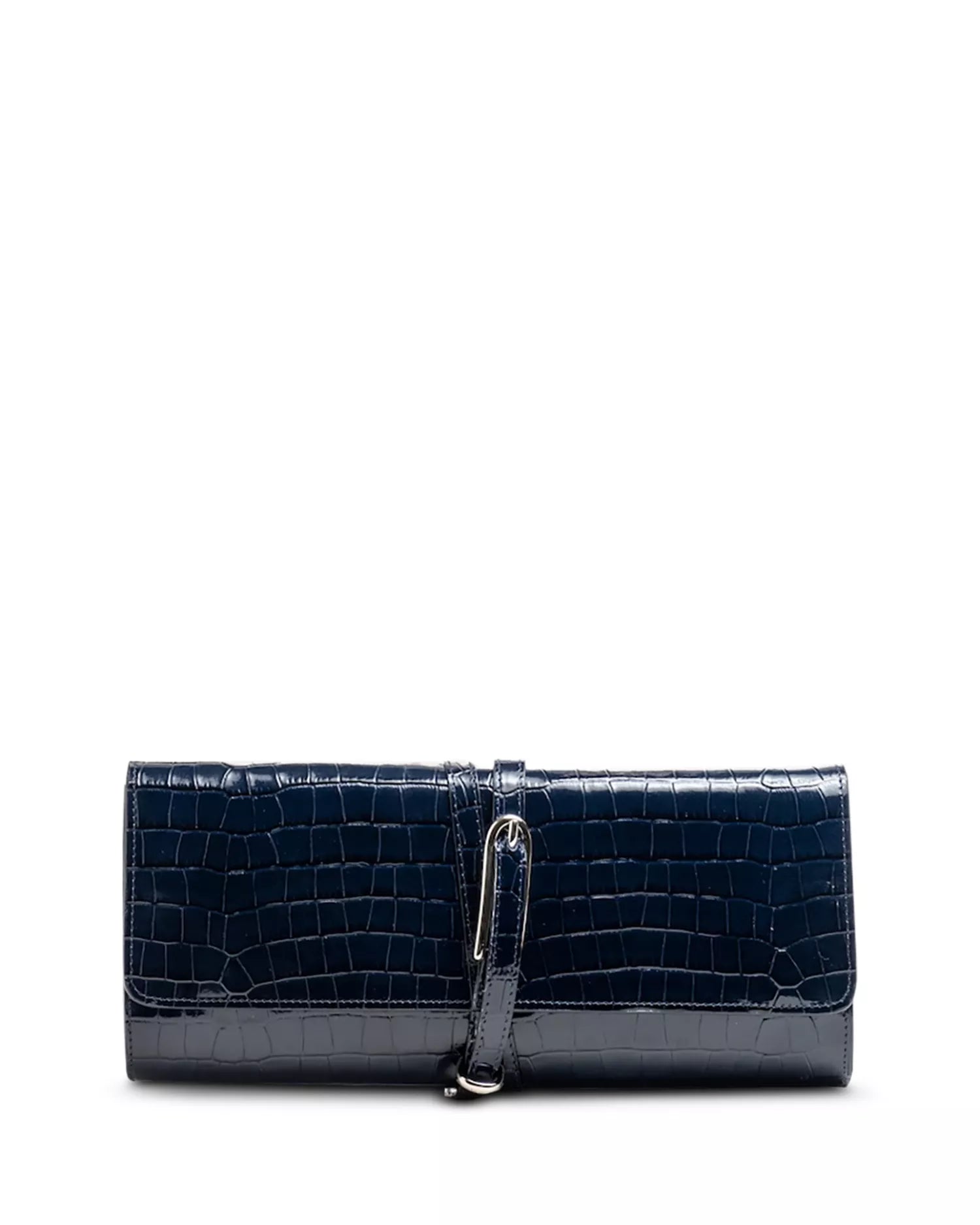 Leather Belted Clutch