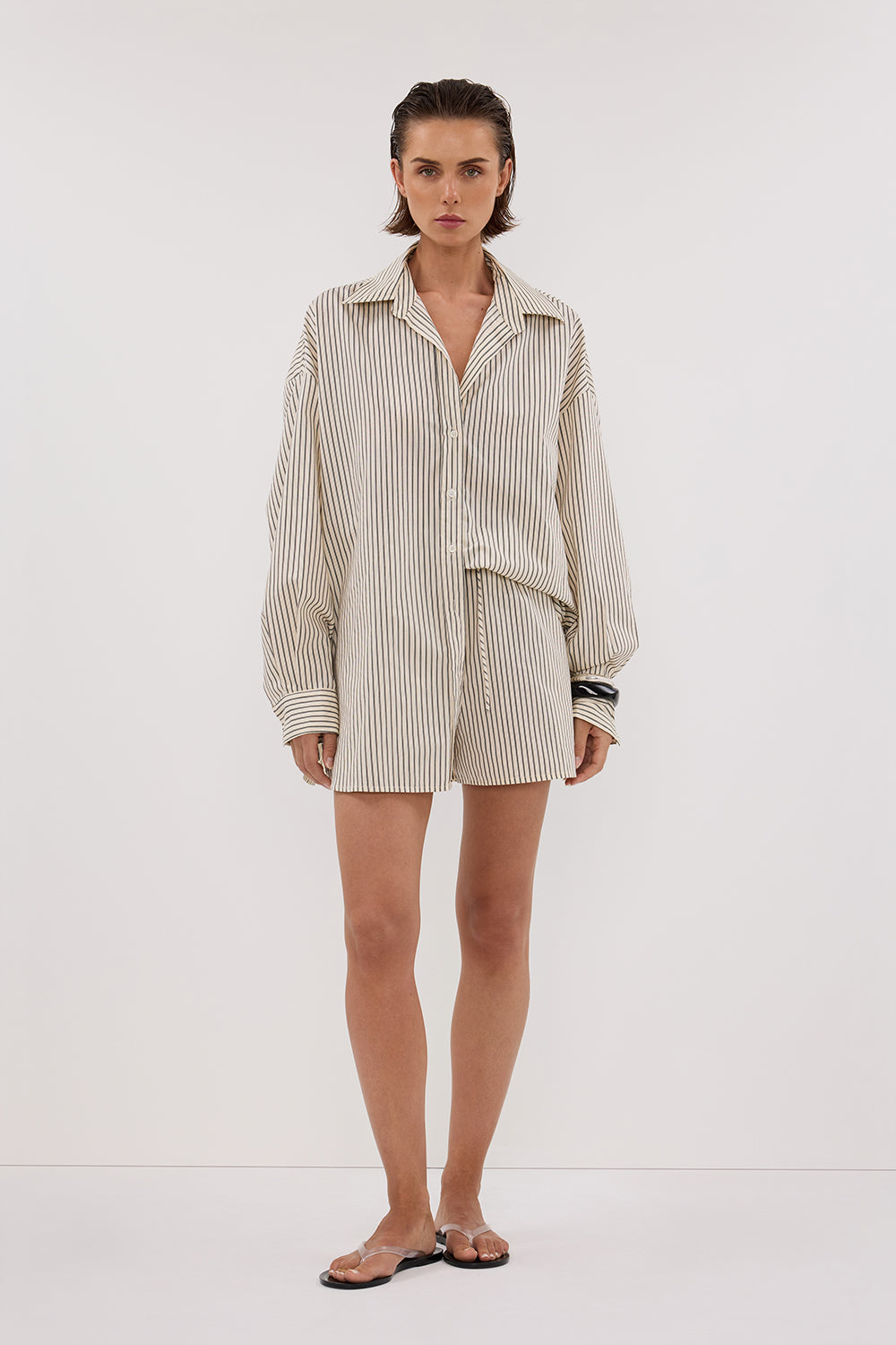 PALMA CREAM SILK BLEND SHIRT