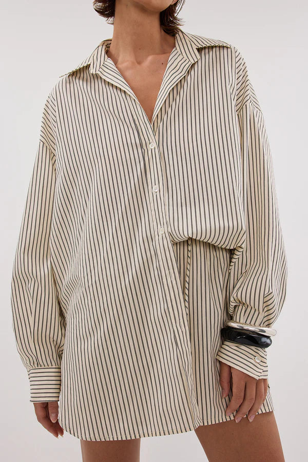 PALMA CREAM SILK BLEND SHIRT