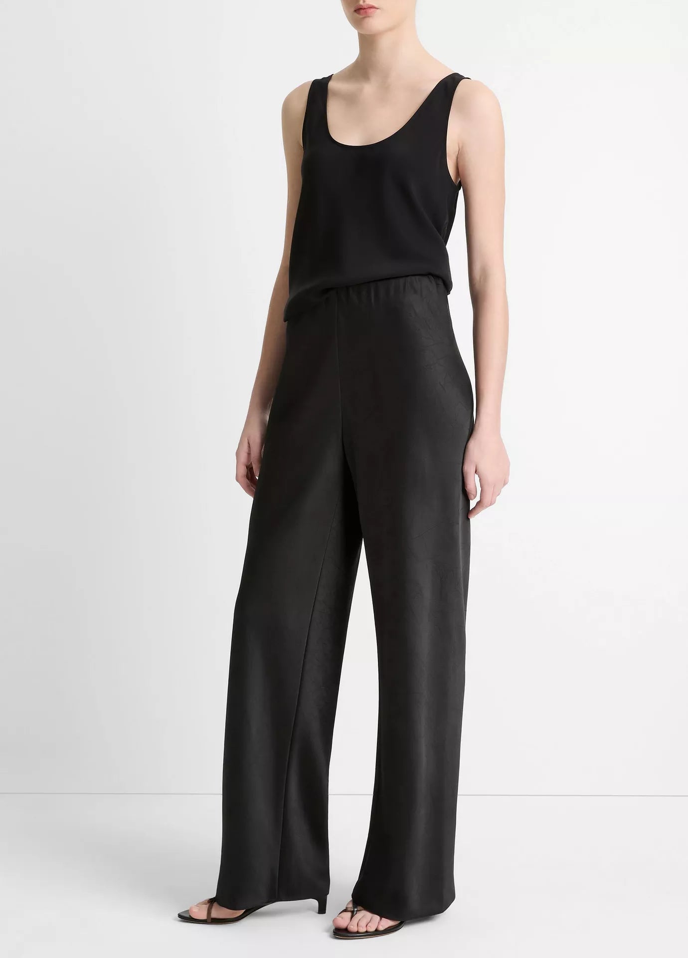 Fluid Satin Bias Pant