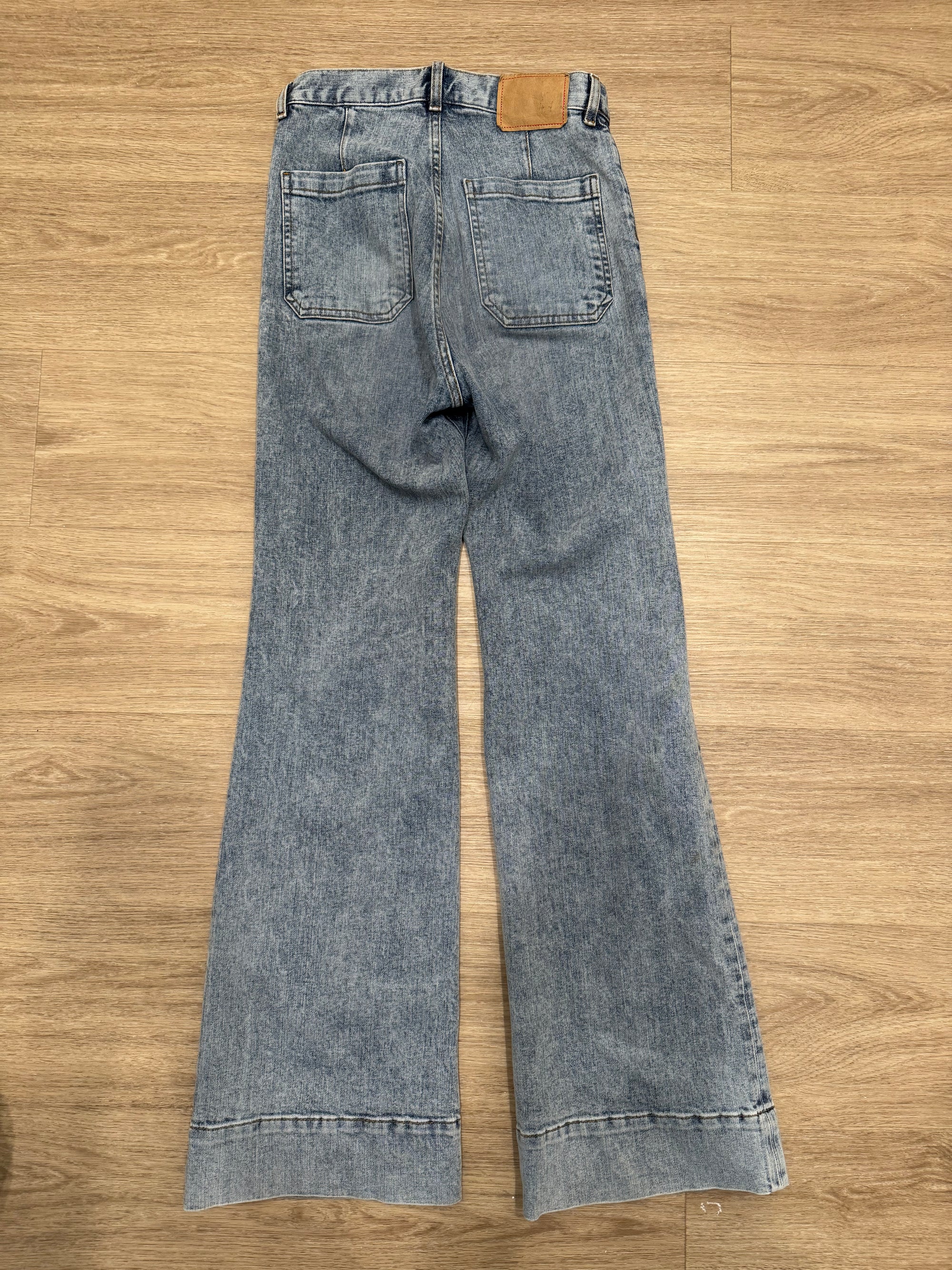 Jeanerica Exclusive St Monica Stretch High-Rise Flared-Leg Jeans