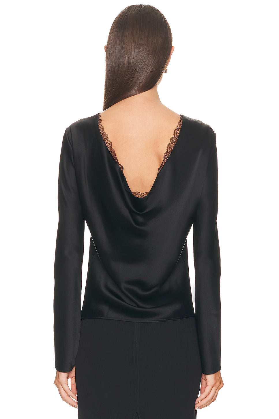Barb Lace Low Back Top