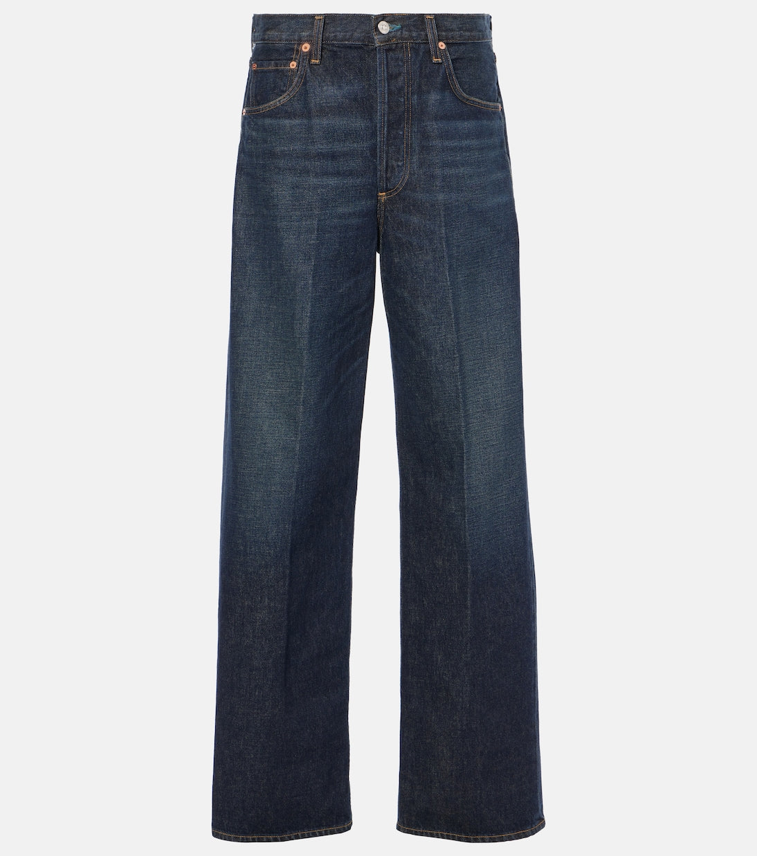 Ayla high-rise wide-leg jeans