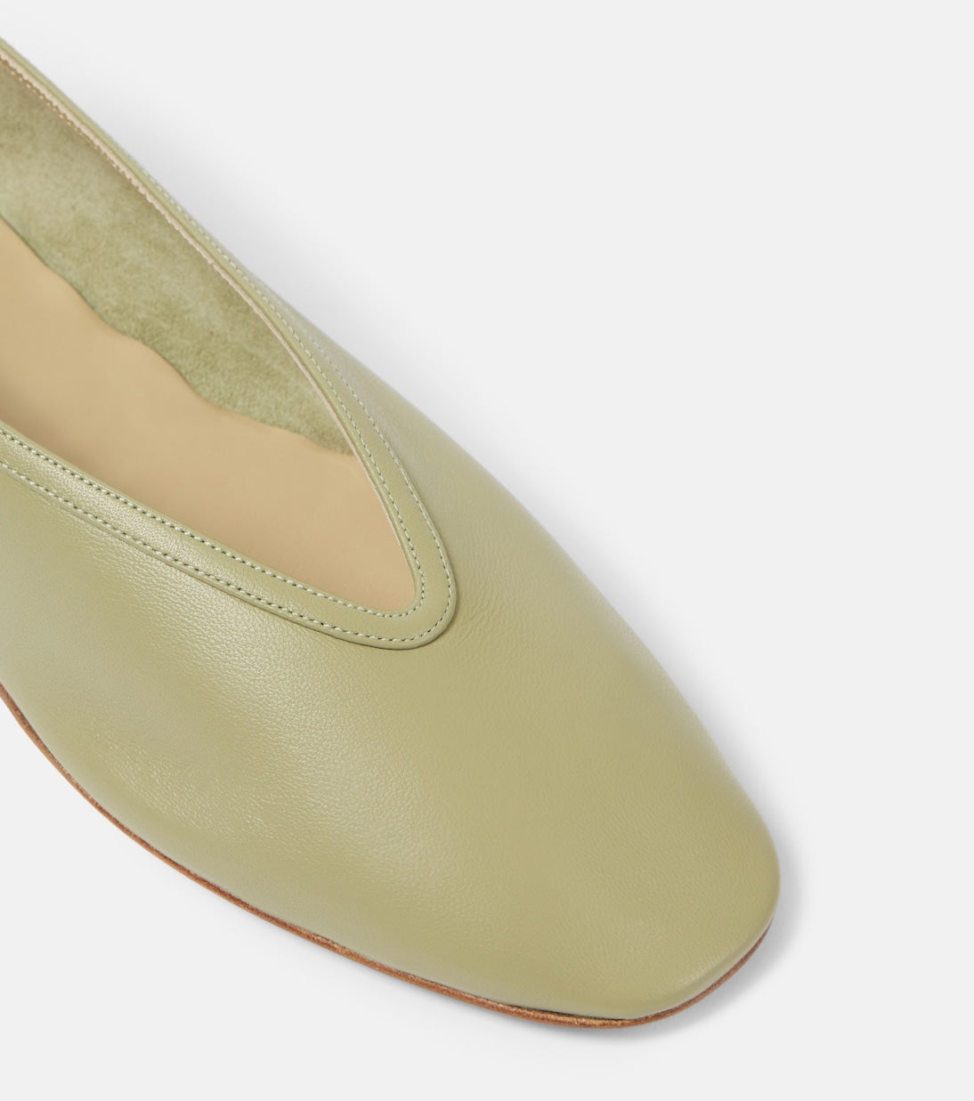 Luna leather ballet flats