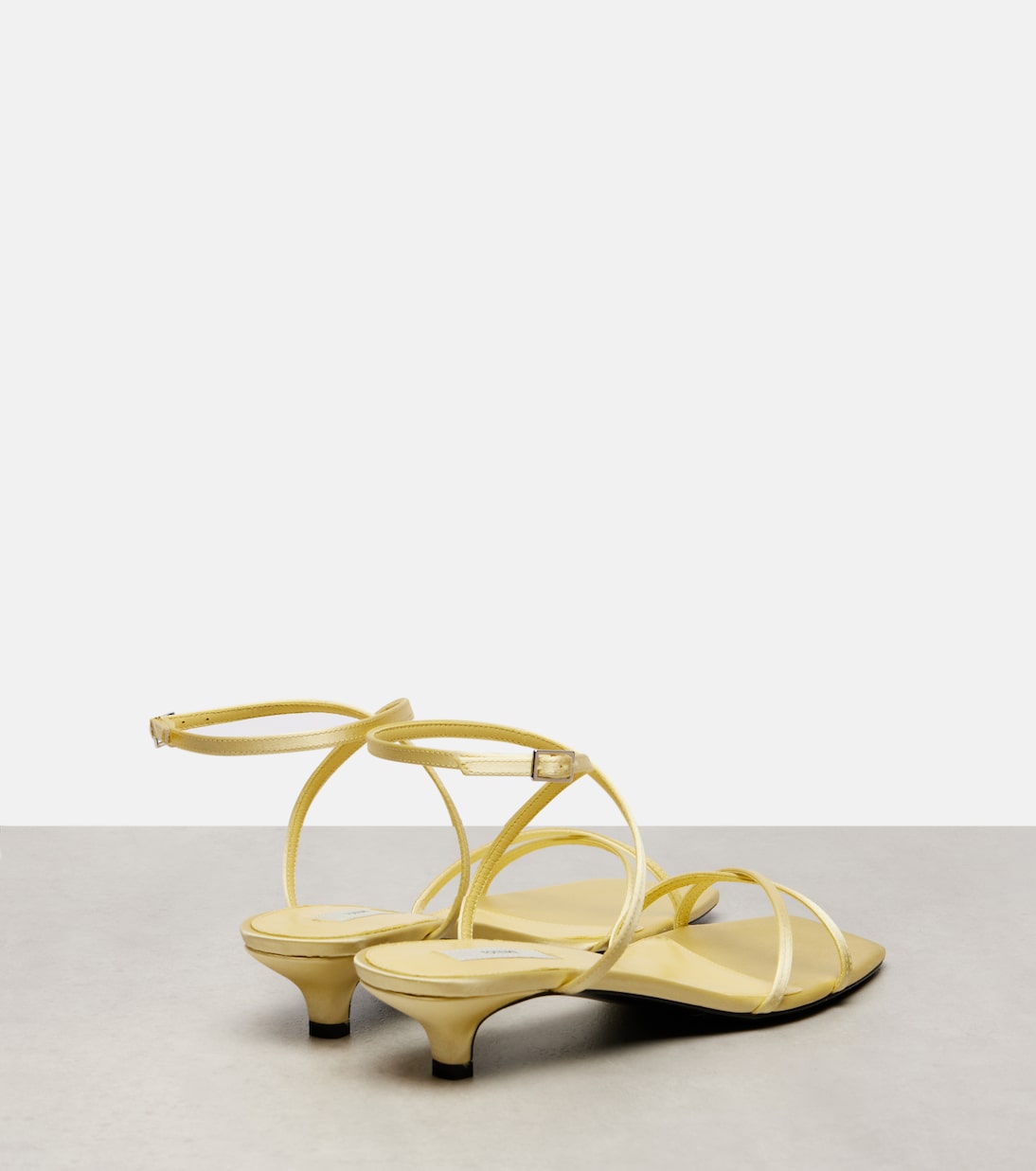 Satin sandals