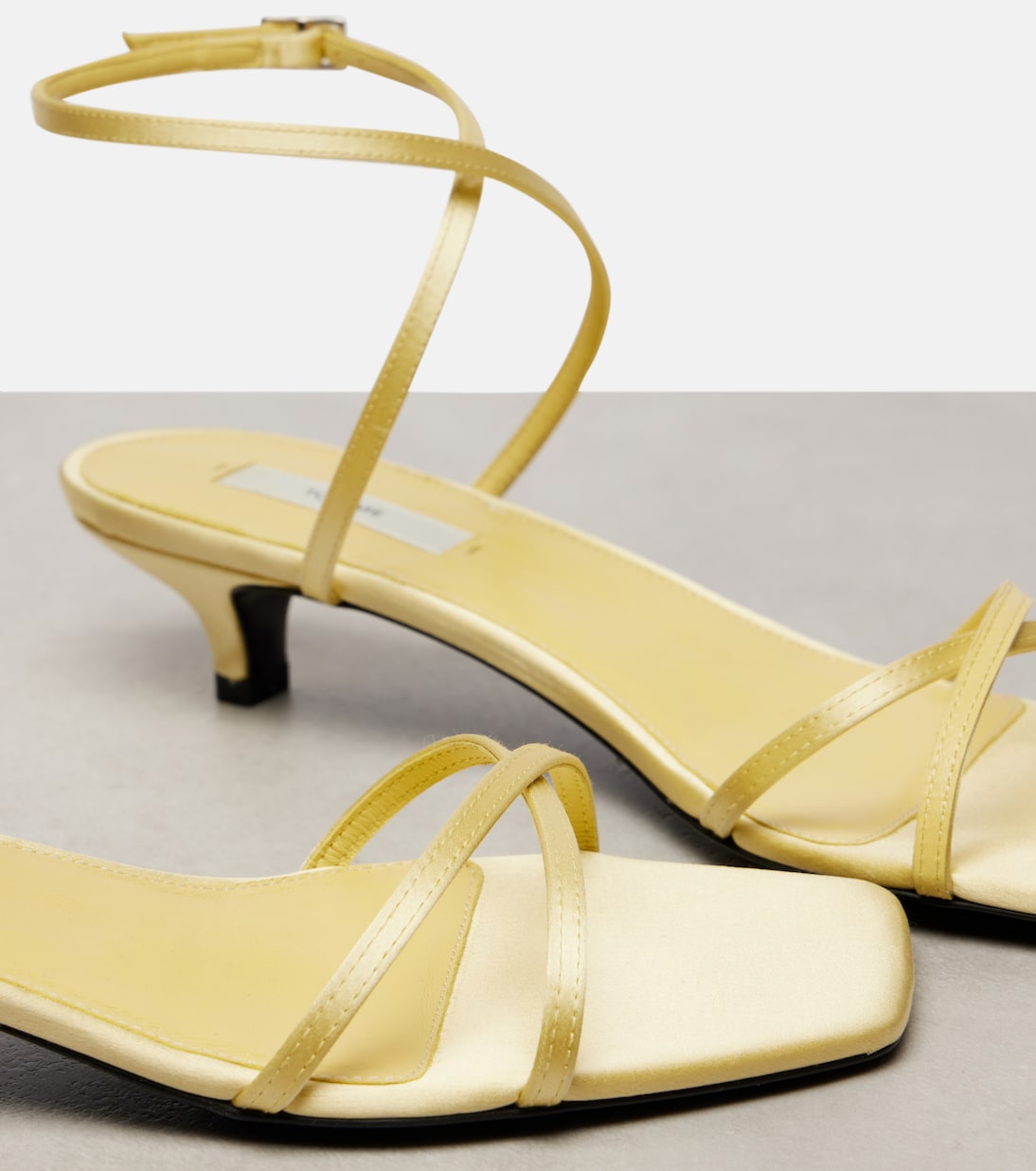 Satin sandals