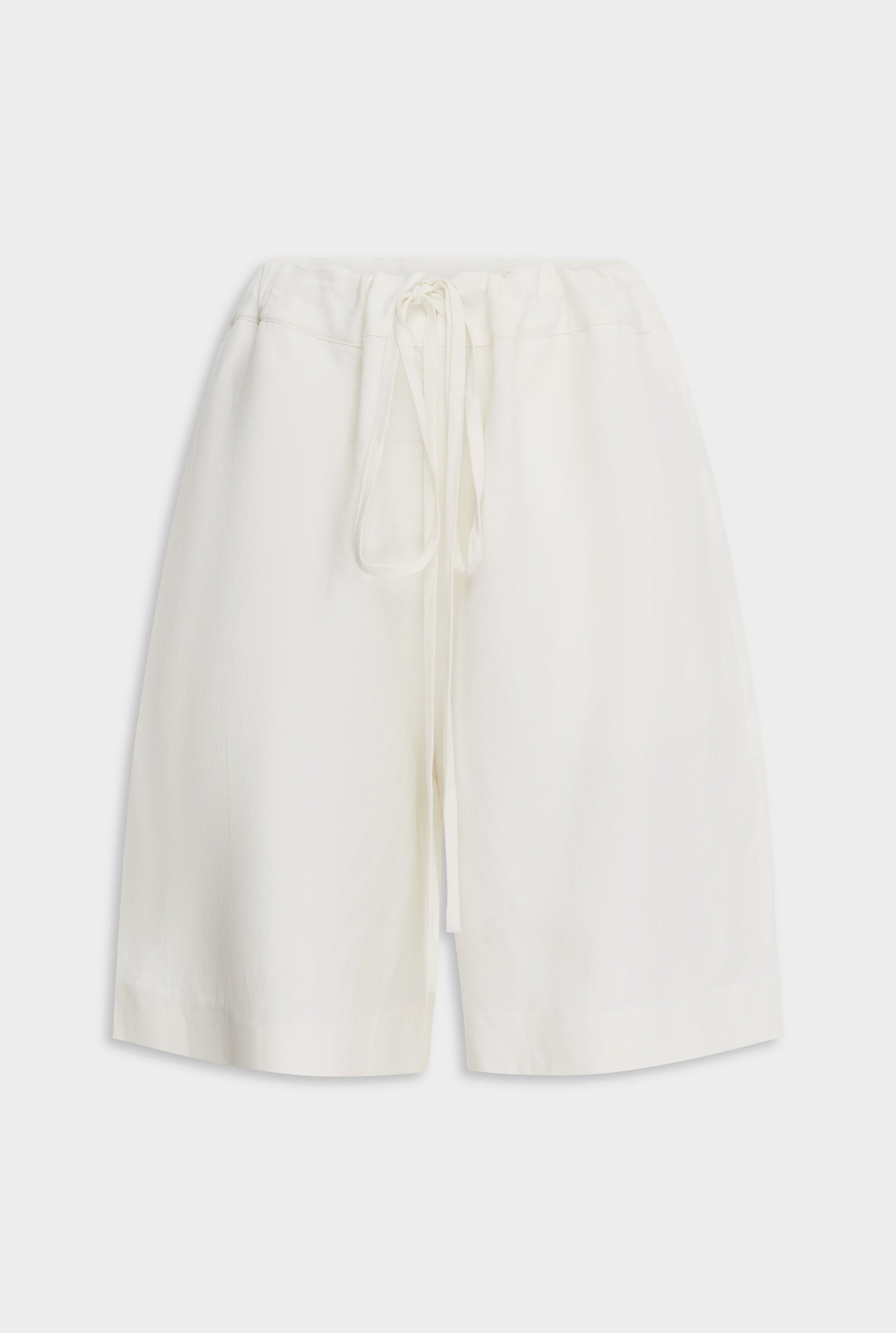 Silk Linen Drawstring Short