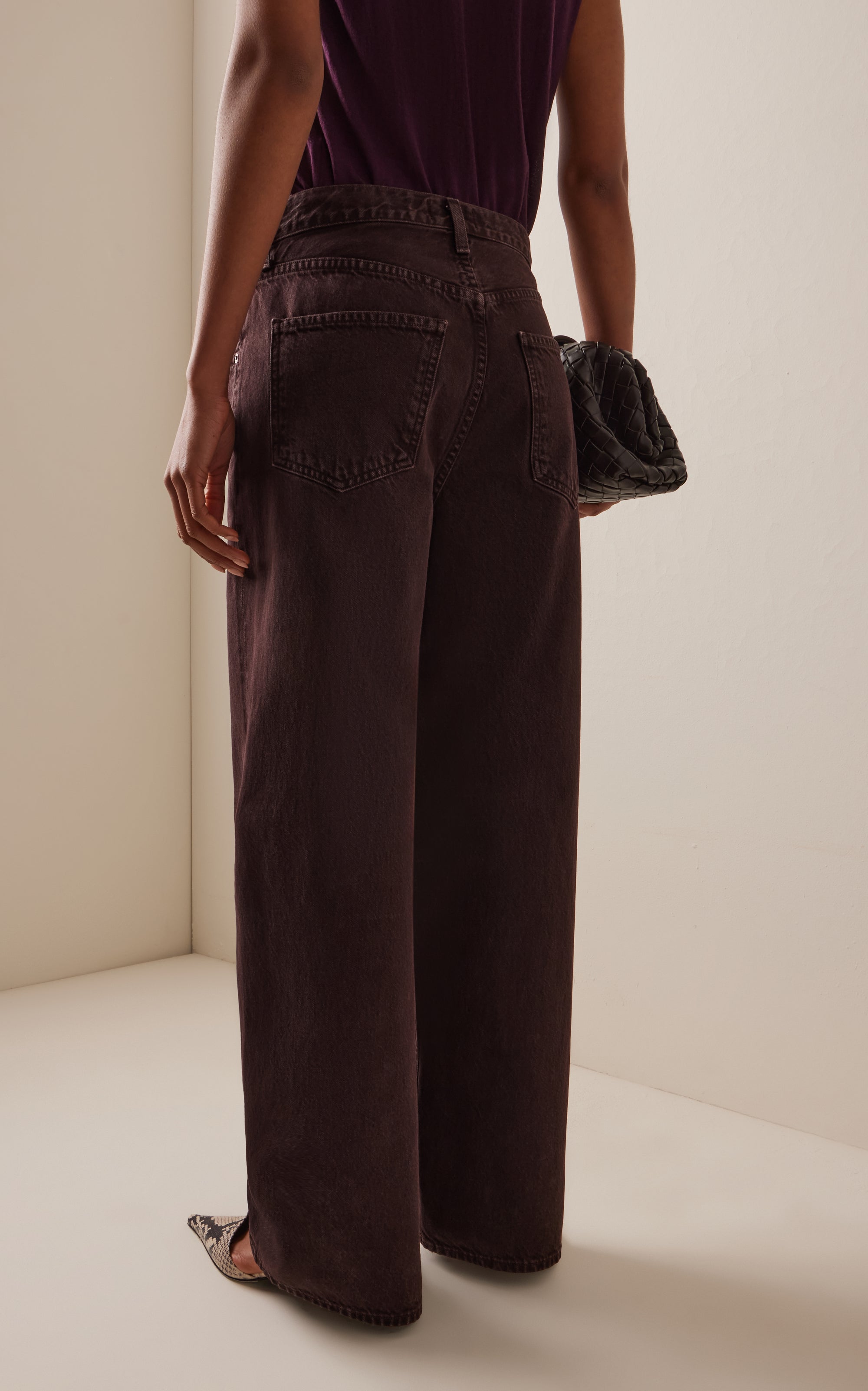 Low Curve Rigid Mid-Rise Tapered Jeans