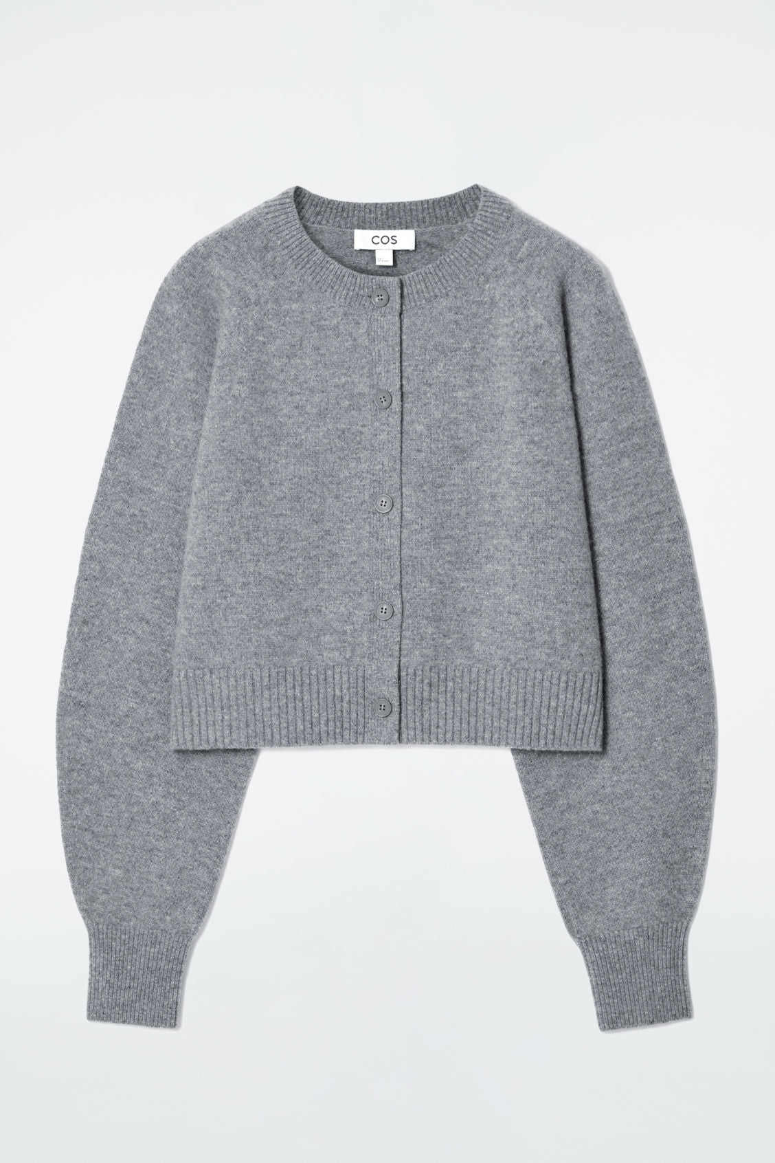 CROPPED WOOL CARDIGAN