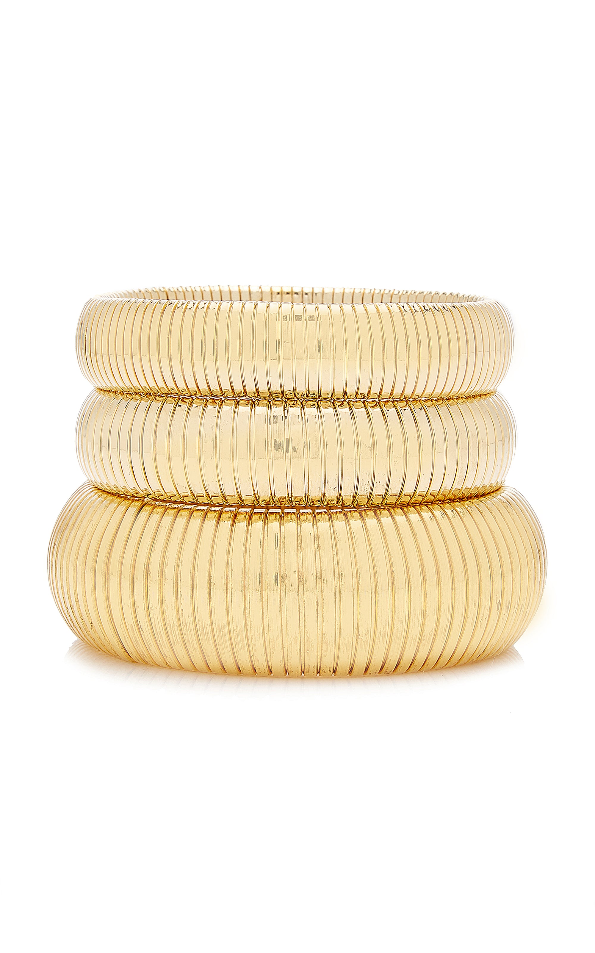 Exclusive Cobra 24K Gold-Plated Bracelet Set