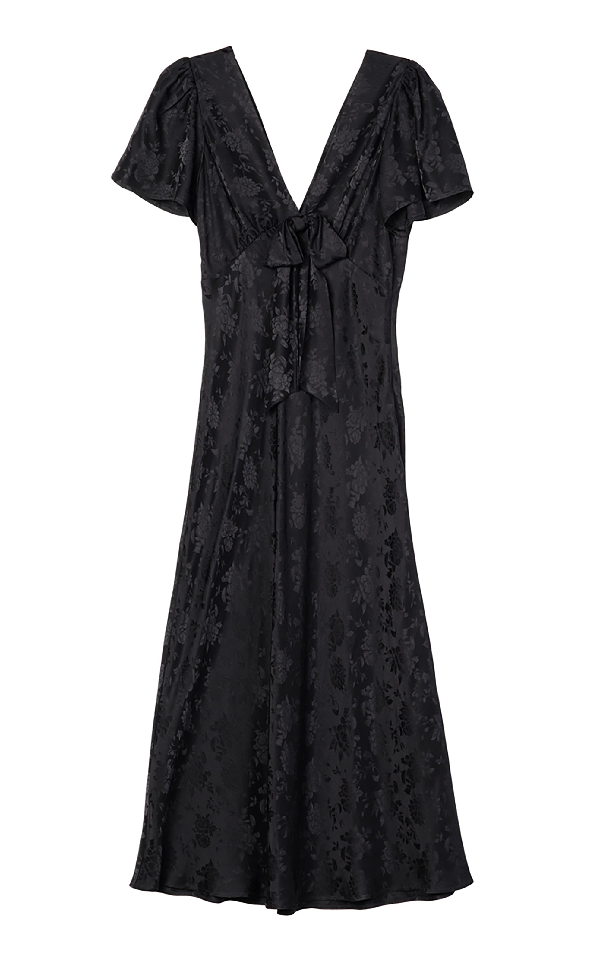 Brunello Black Jacquard Dress