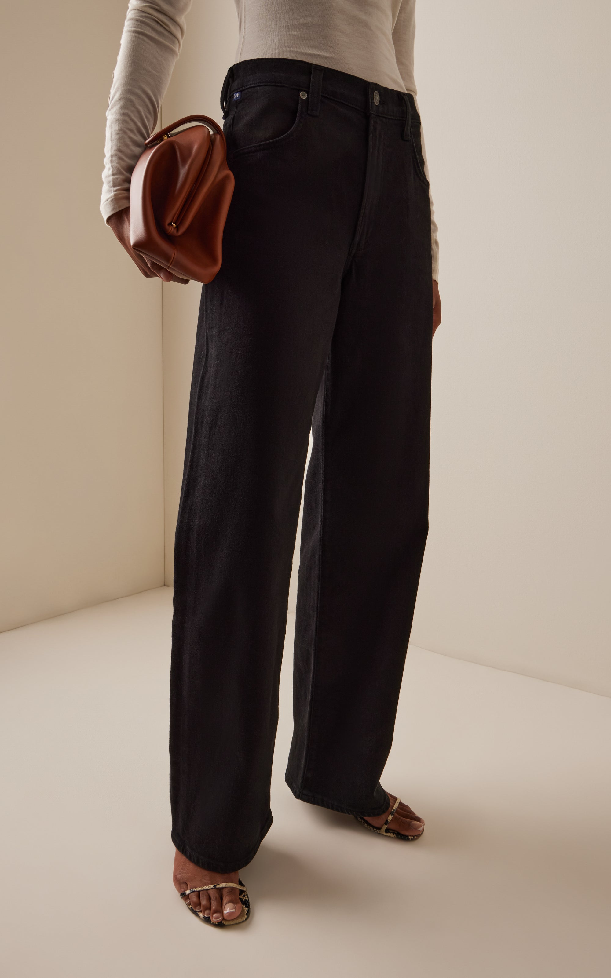 Annina Stretch High-Rise Straight-Leg Jeans