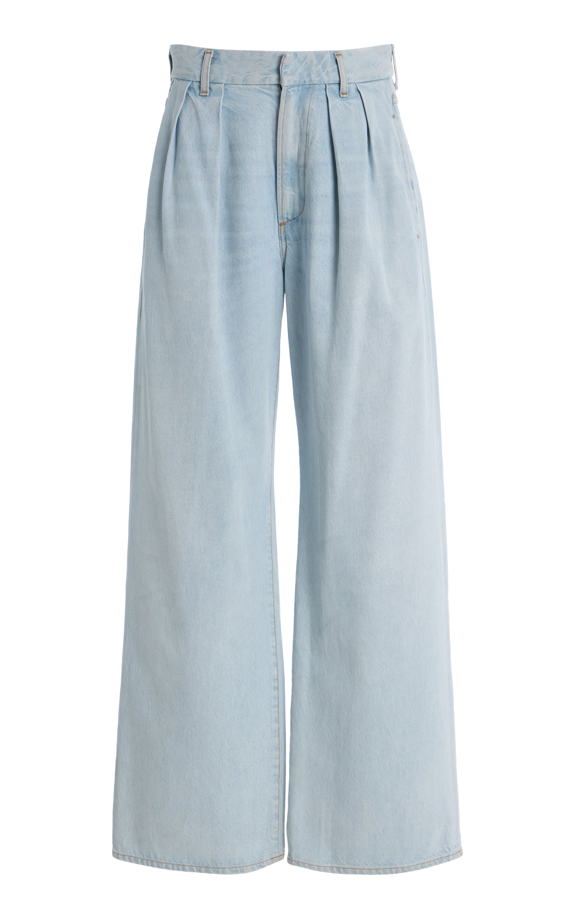 Petra Pleated Denim Trousers