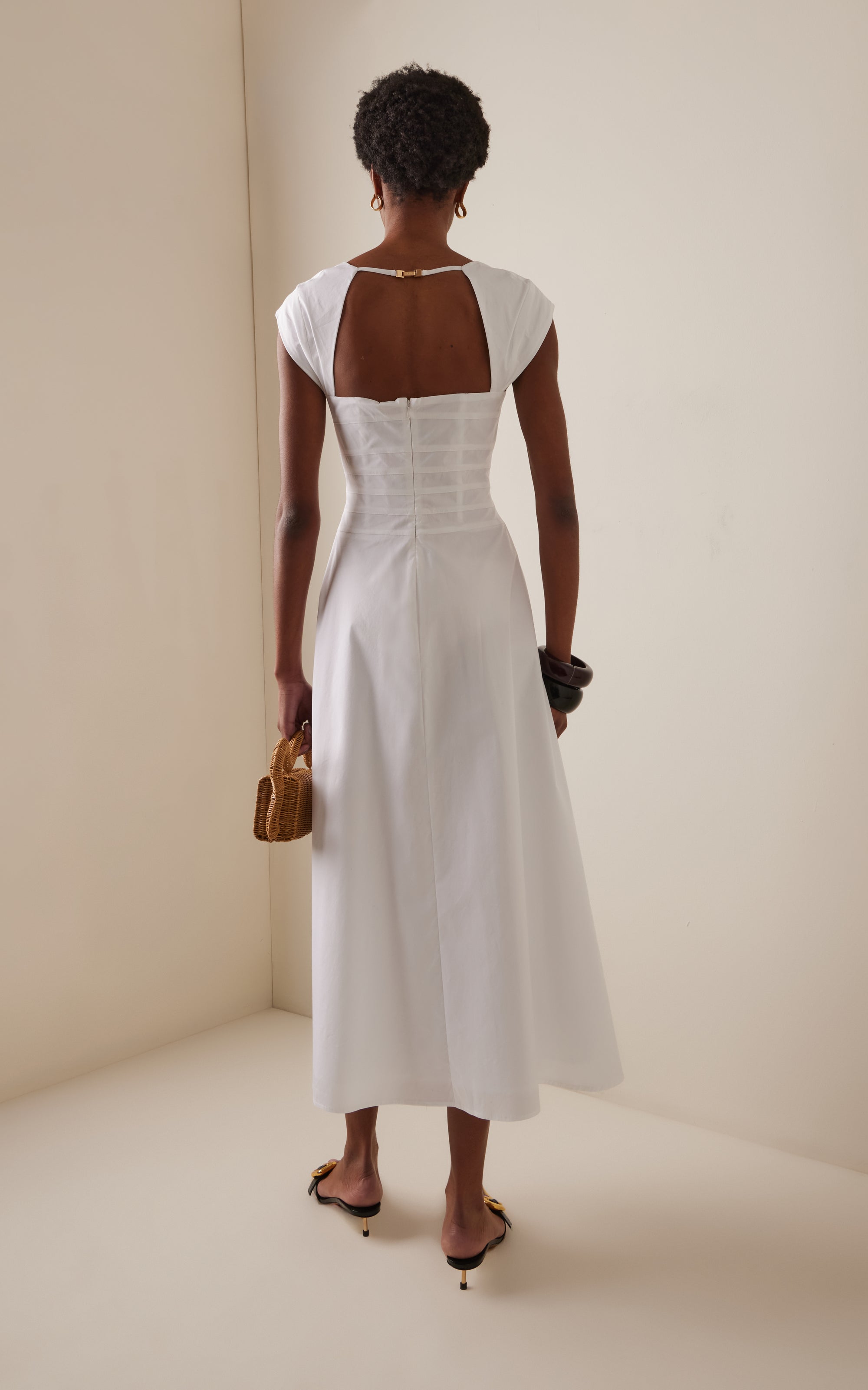 Magnolia Cotton-Blend Maxi Dress