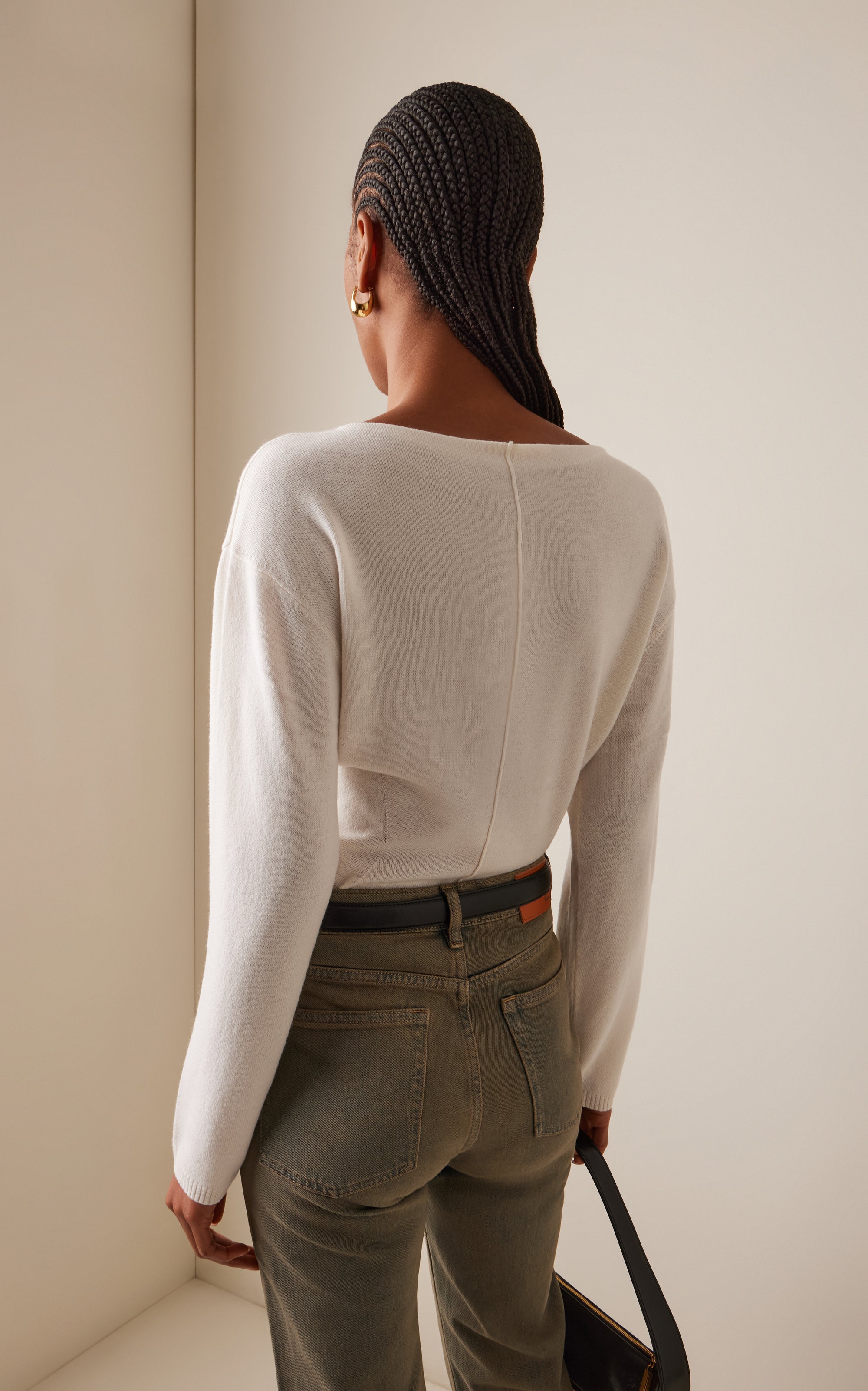 Millie Knit Boat-Neck Sweater