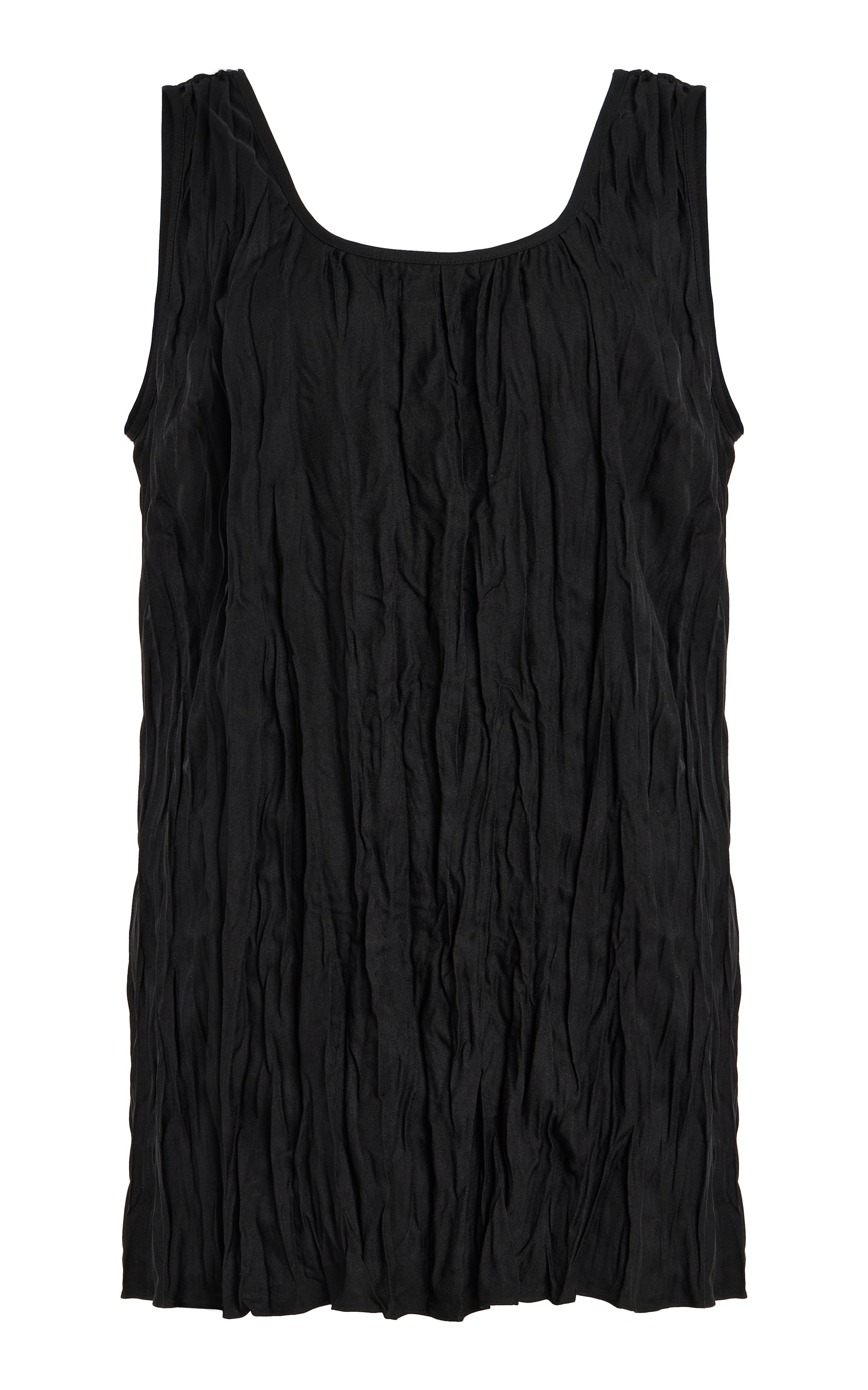 Plisse Sleeveless Top