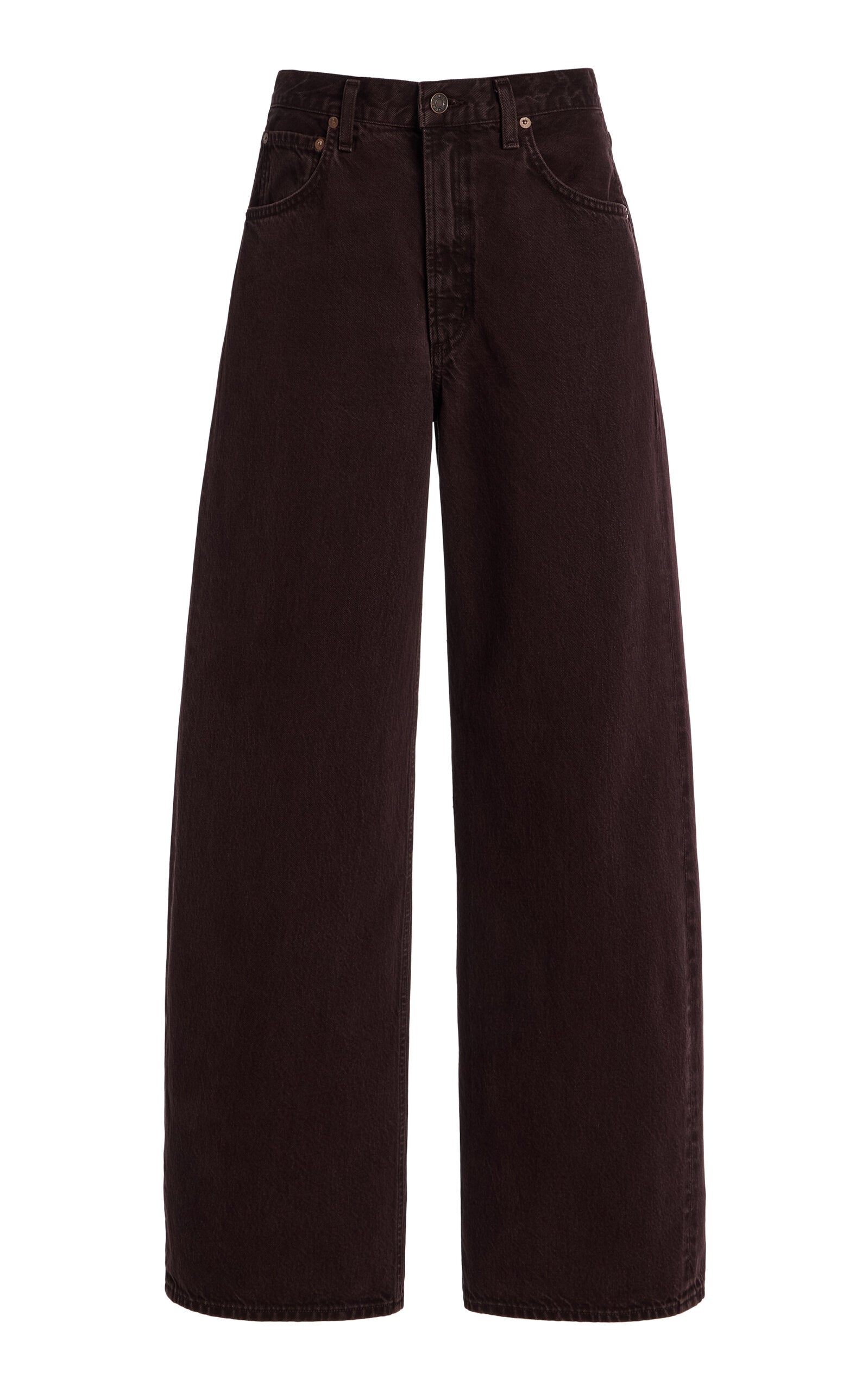 Low Curve Rigid Mid-Rise Tapered Jeans