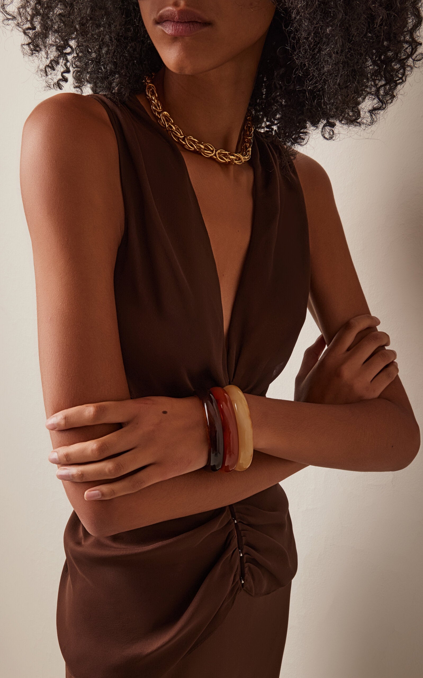 Exclusive Set-Of-Three Resin Bangles