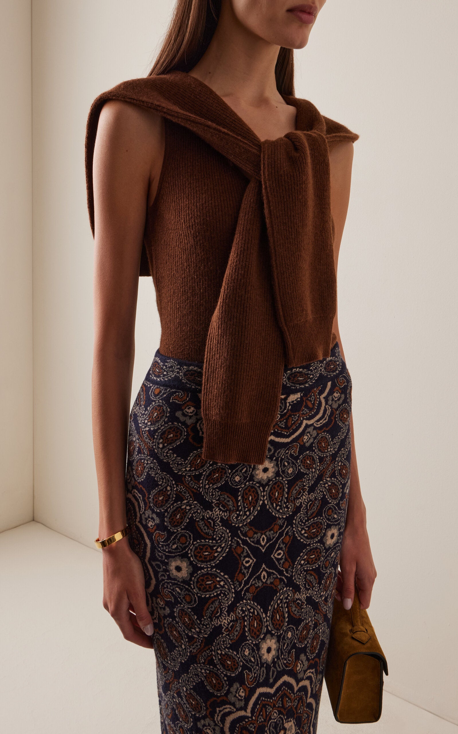 Ember Wool-Cashmere Top