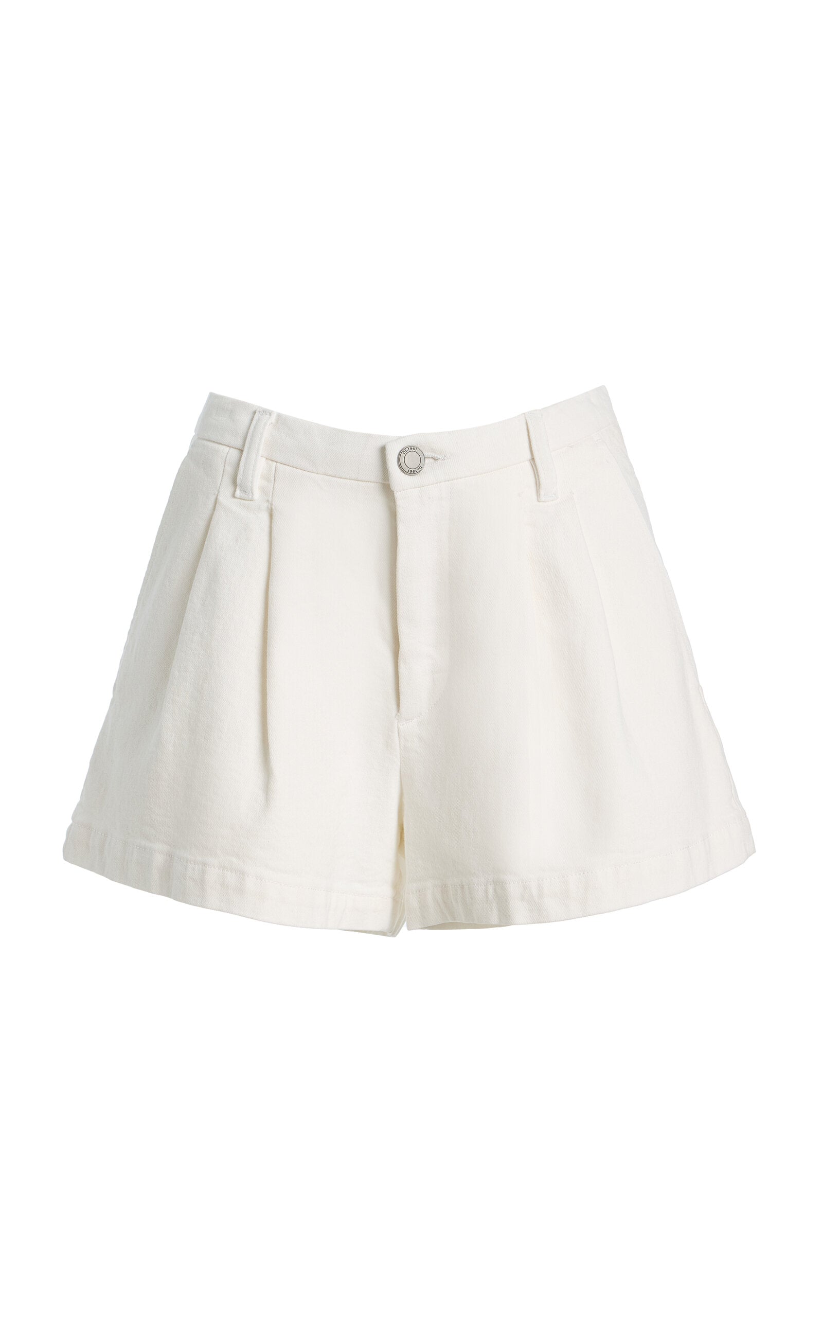 Isabel Pleated Denim Shorts
