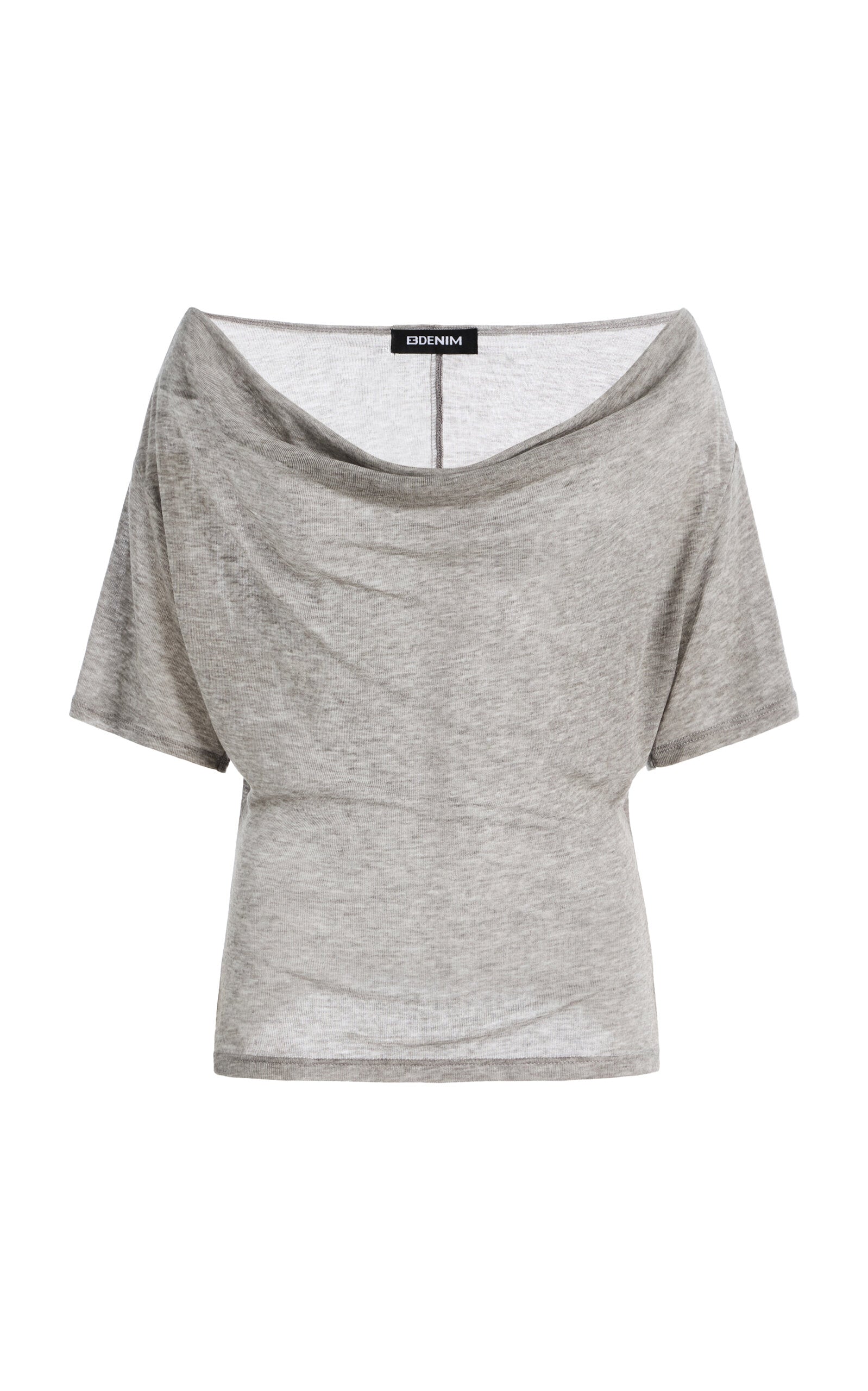 Madeo Cowl-Neck Cotton T-Shirt