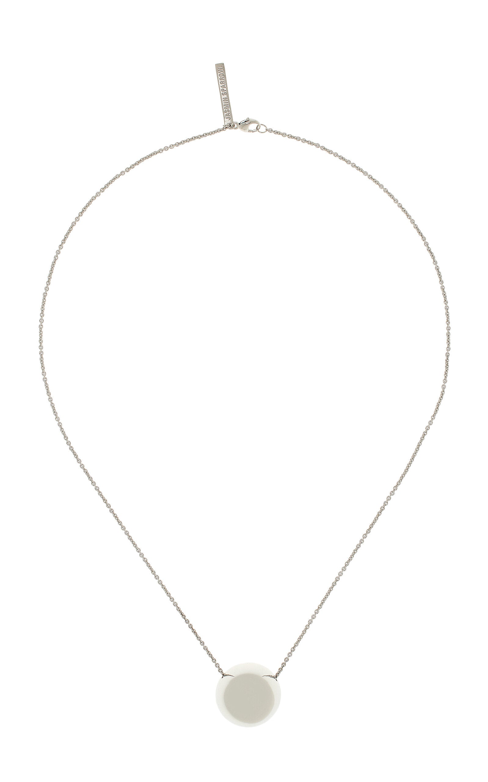 Lumi Rhodium-Plated Necklace