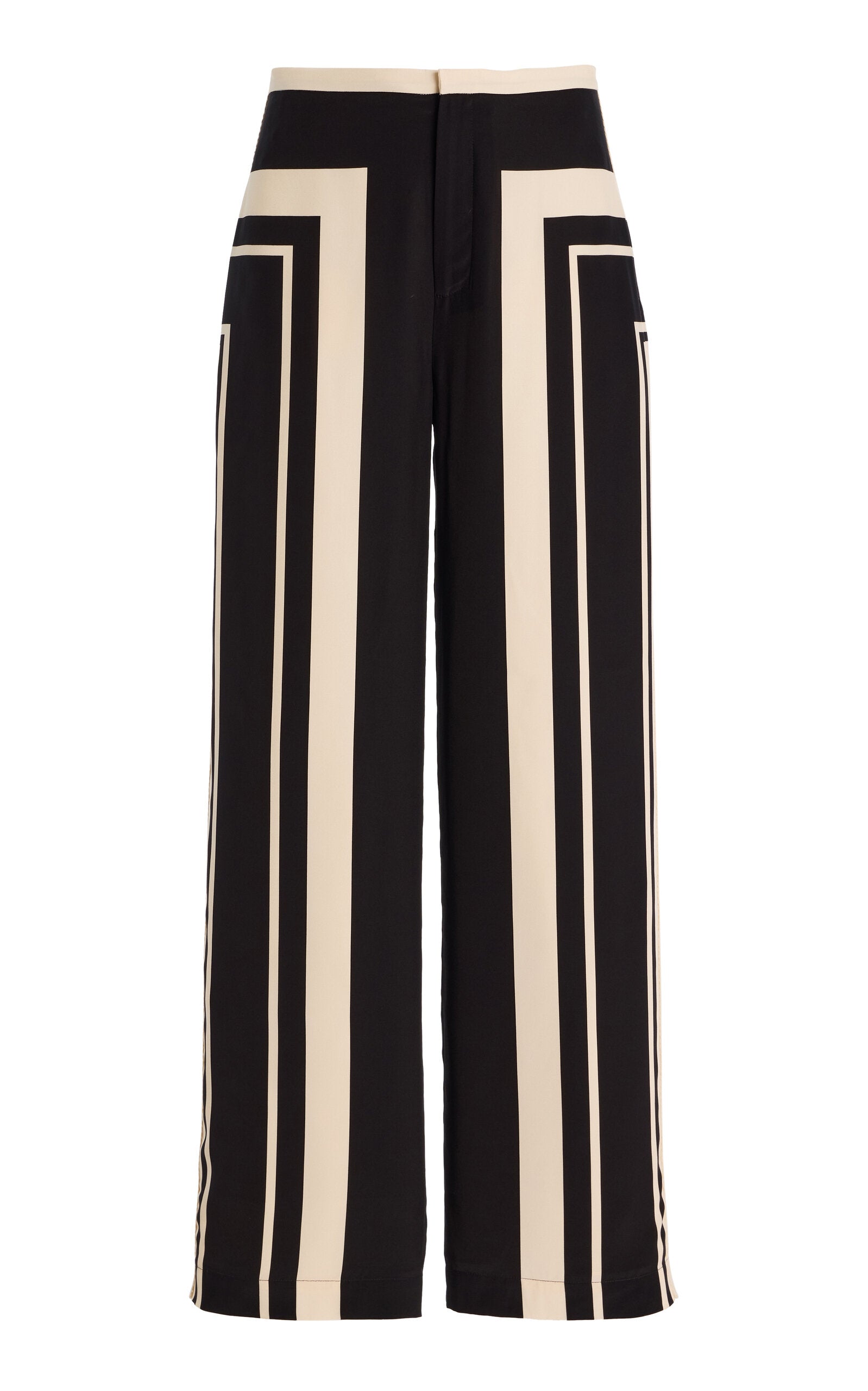 Pietra Silk Wide-Leg Trousers