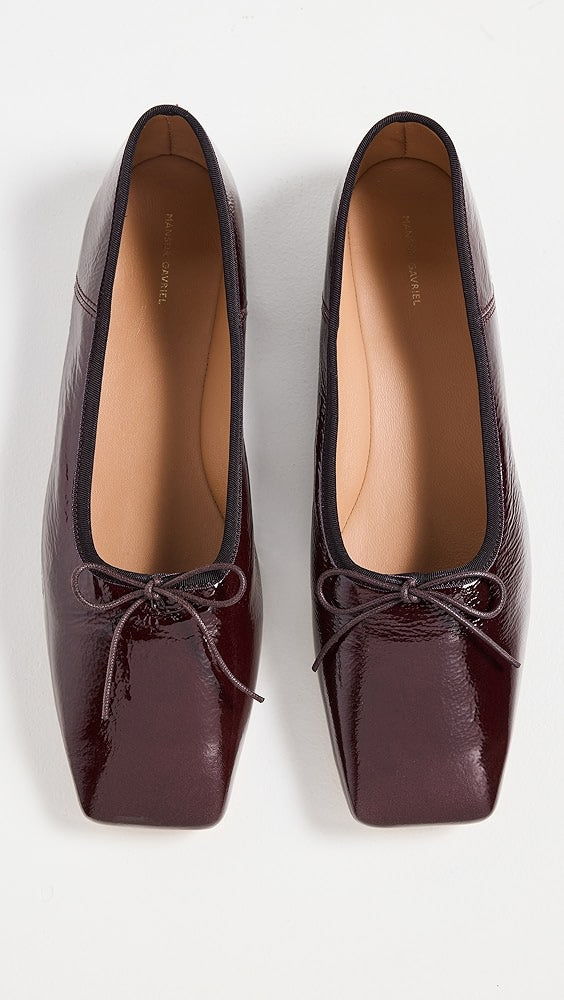 Square Toe Ballerina Flats