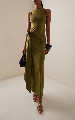 Exclusive Tirso Cutout Jersey Maxi Dress