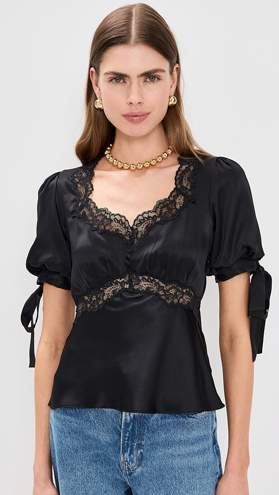 Dolly Silk Top