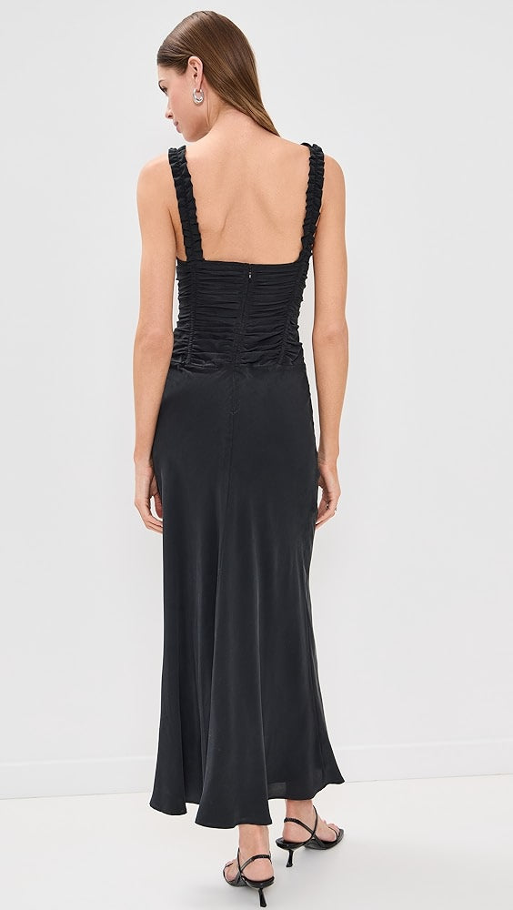 Nic Silk Maxi Dress