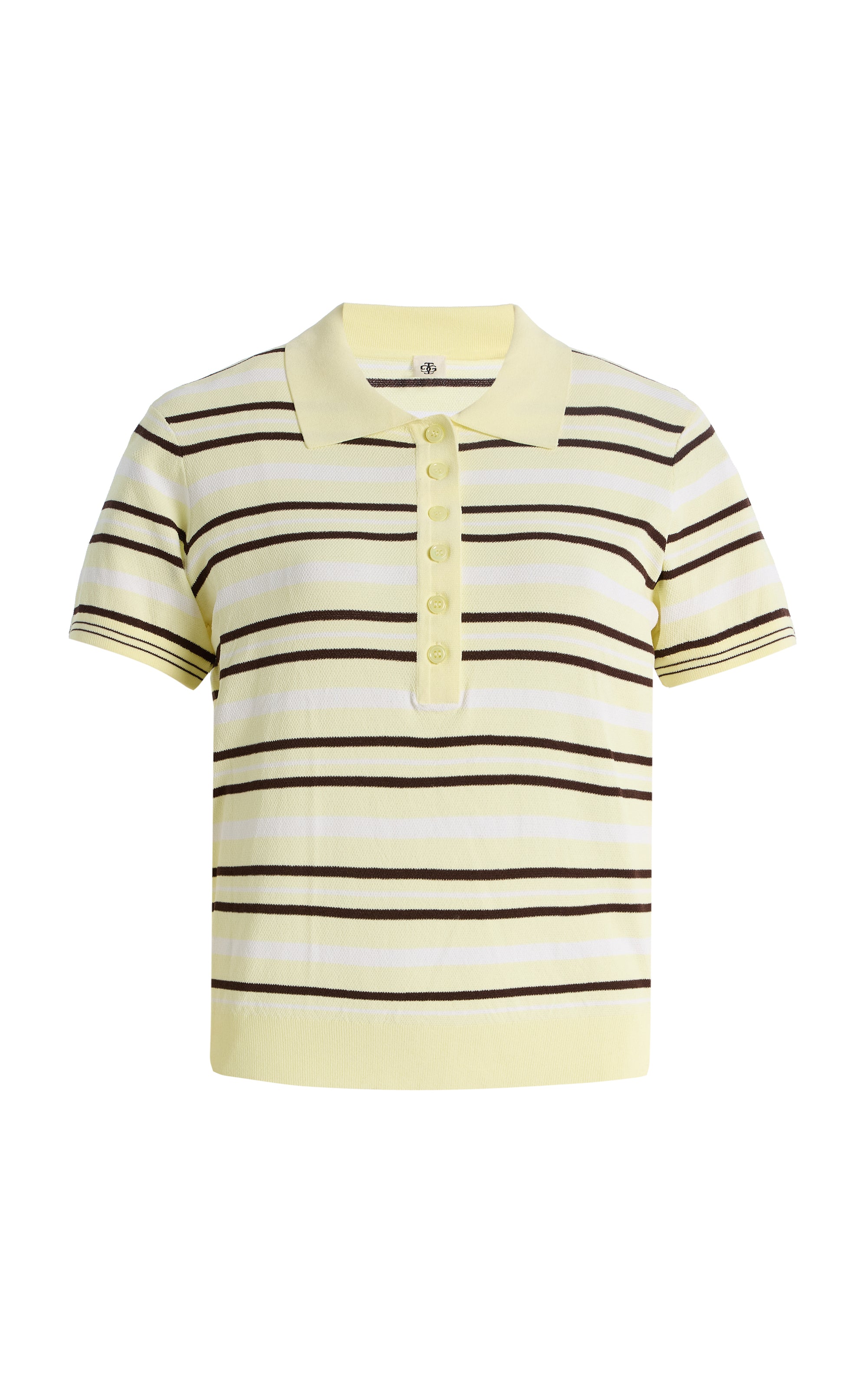 Madison Striped Knit Polo