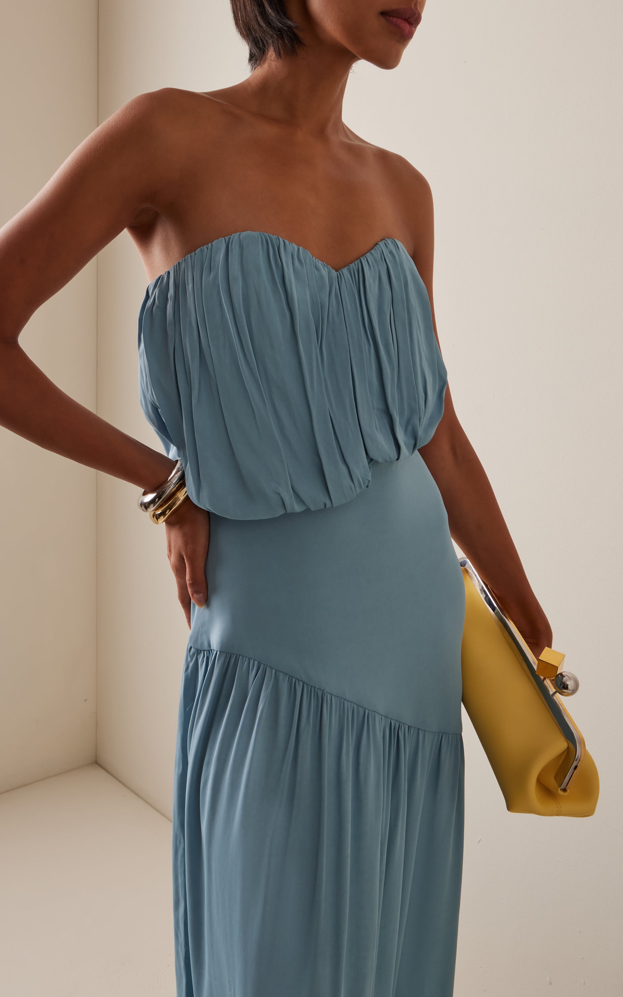Seraphic Strapless Maxi Dress
