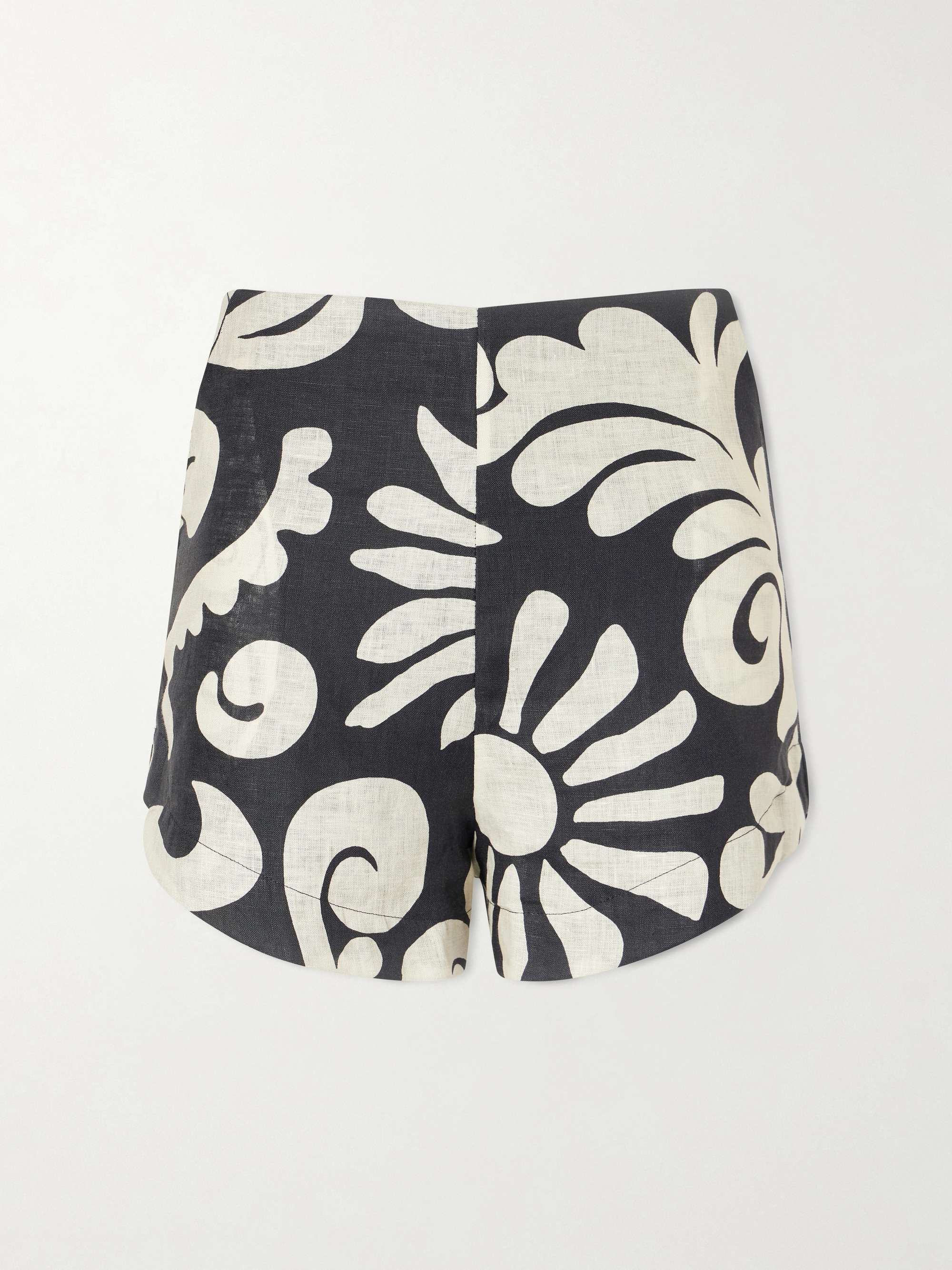 Bahamas printed linen shorts