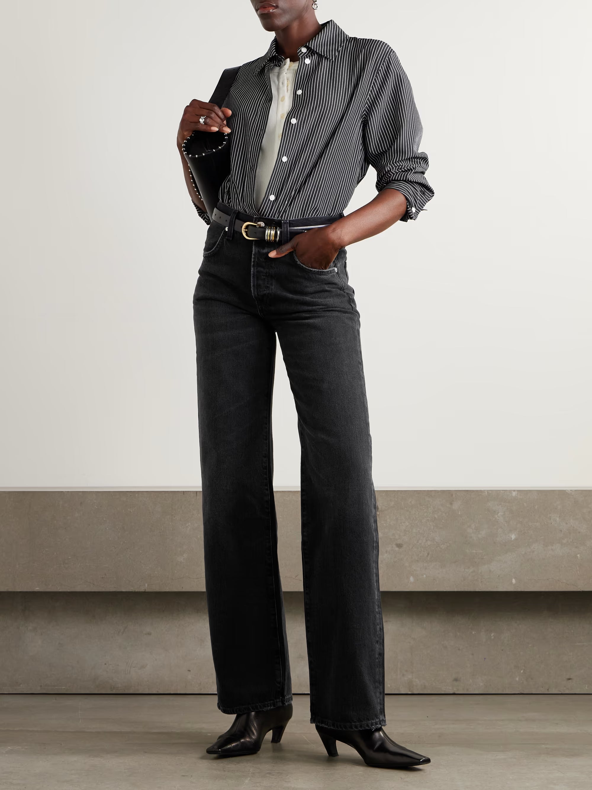 Annina high-rise wide-leg jeans - 33"