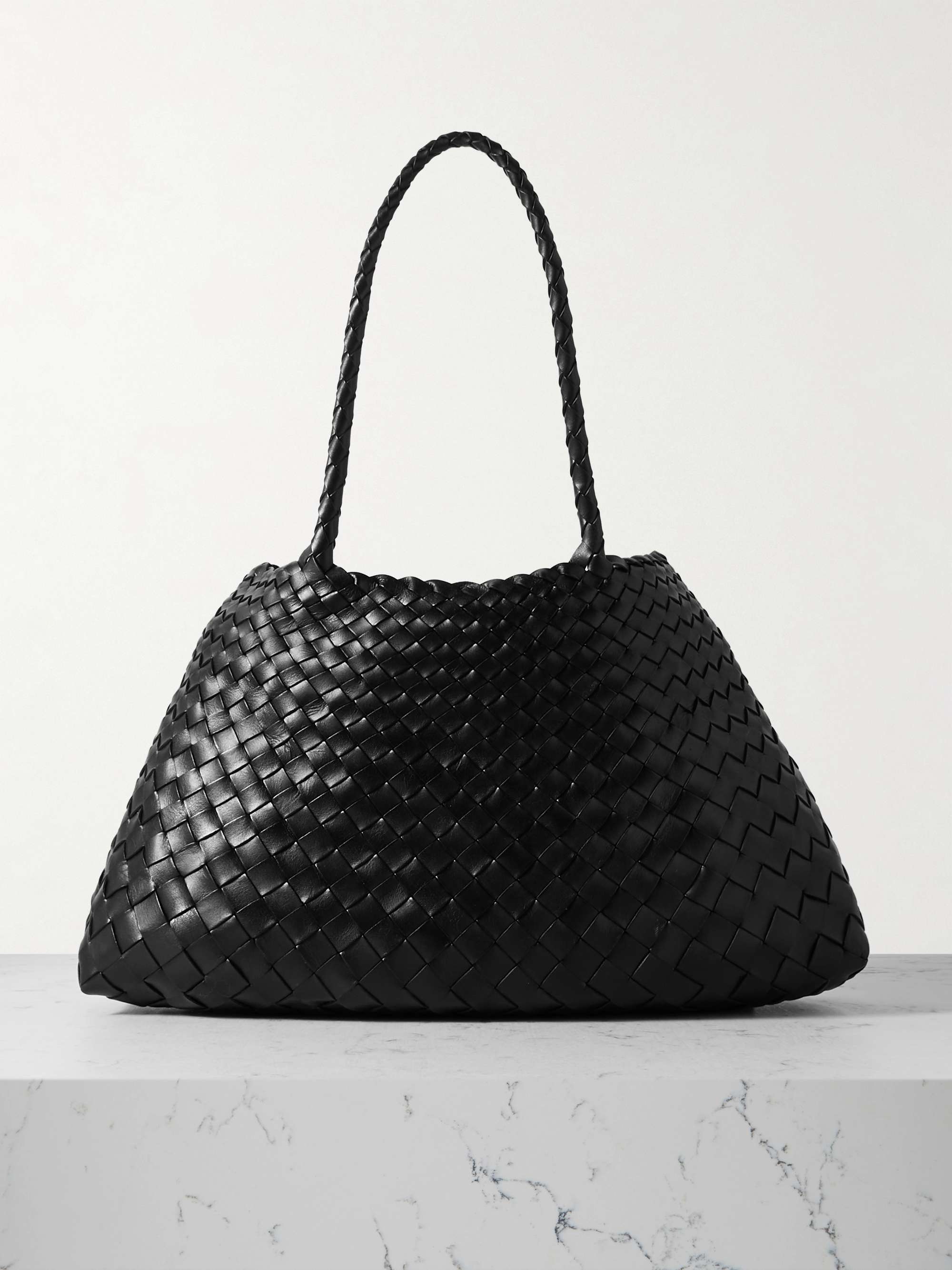 Santa Croce Big woven leather tote