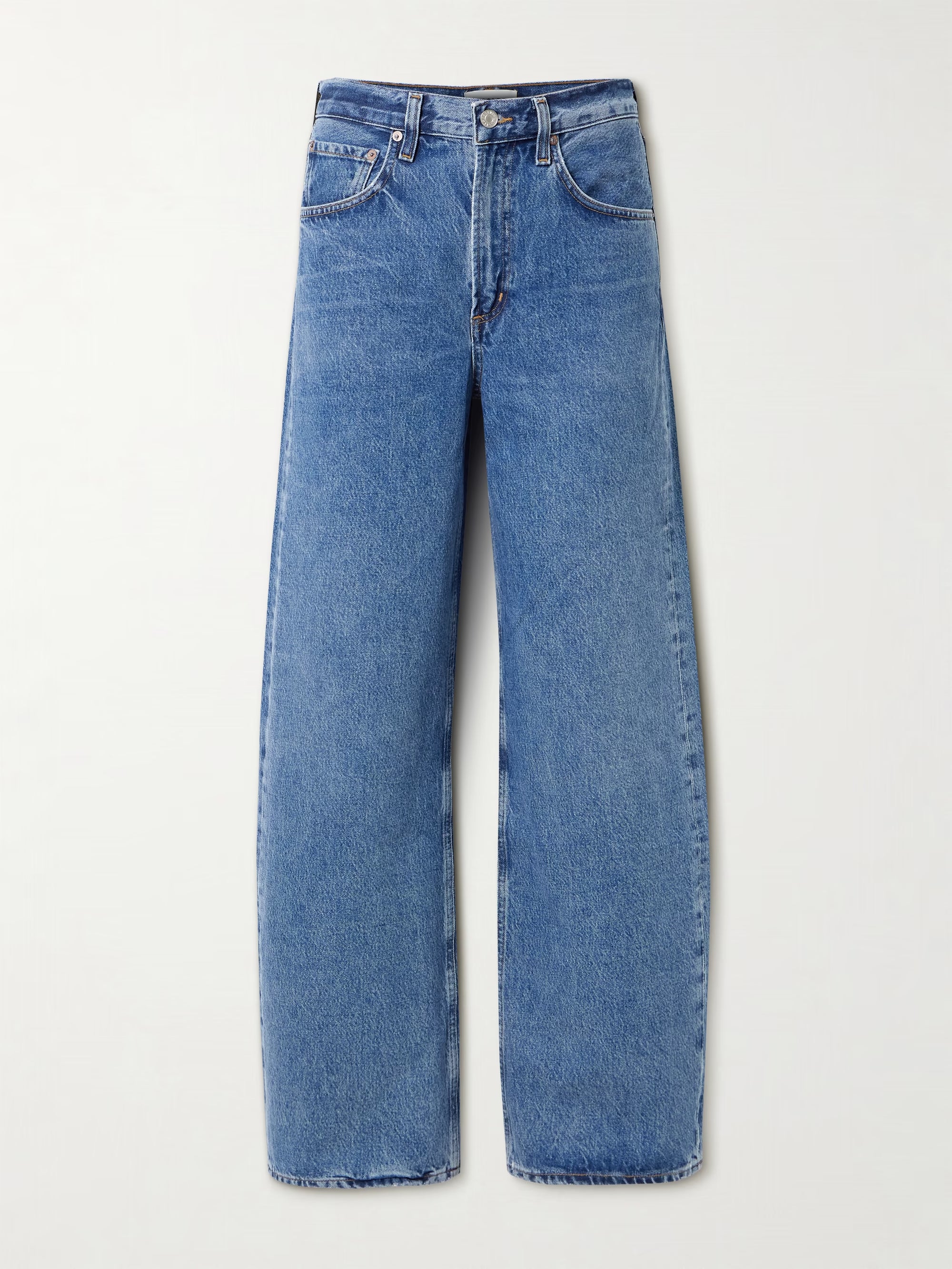 Low Curve mid-rise wide-leg jeans