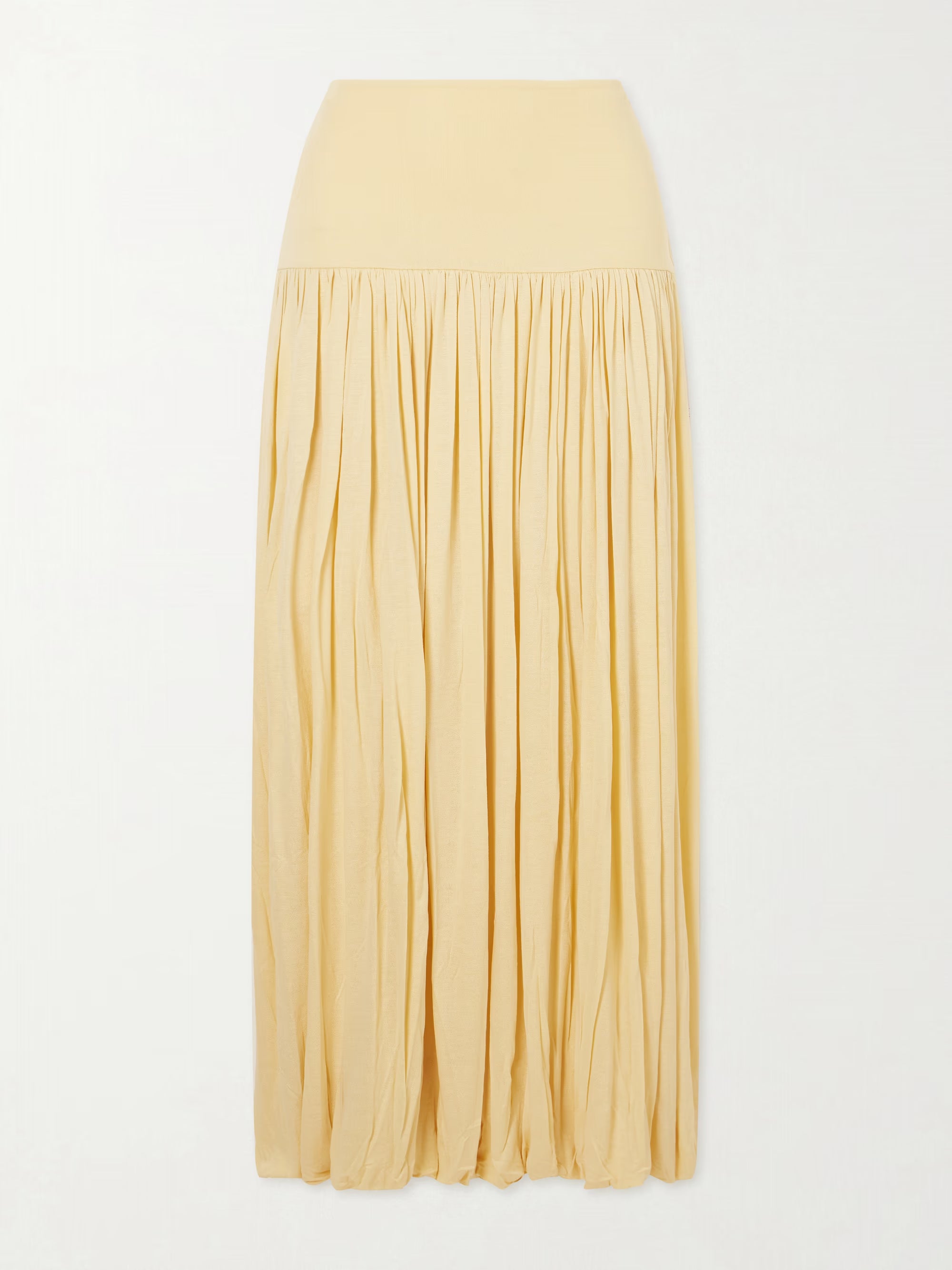 Jersey midi skirt