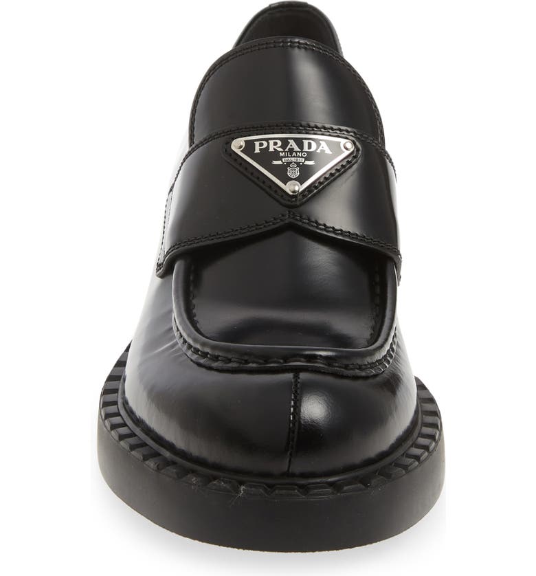 Prada Triangle Logo Loafer